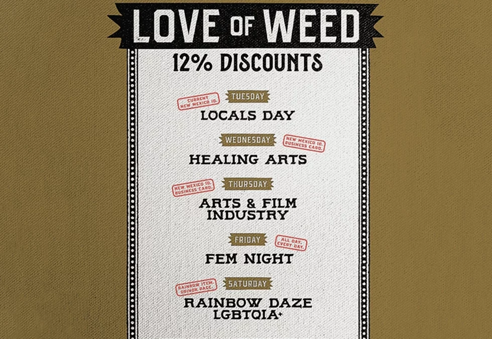 Best Weed Deals in Albuquerque poster.